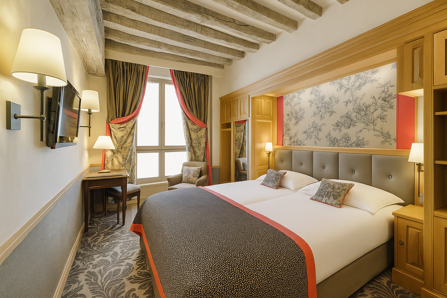 Camere 14 Standard room hotel la perle paris1
